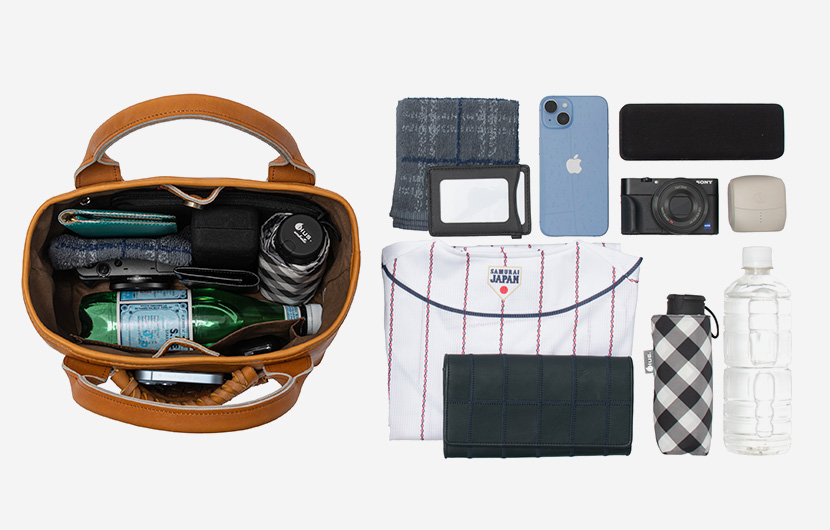 グローブミニトートの中身