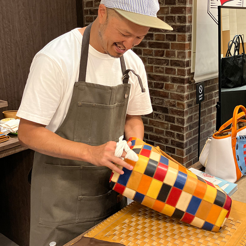 トライオンのレザーケアイベント