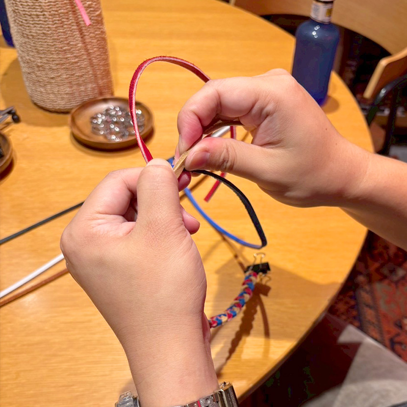 無料レザーワークショップ お客様の作品