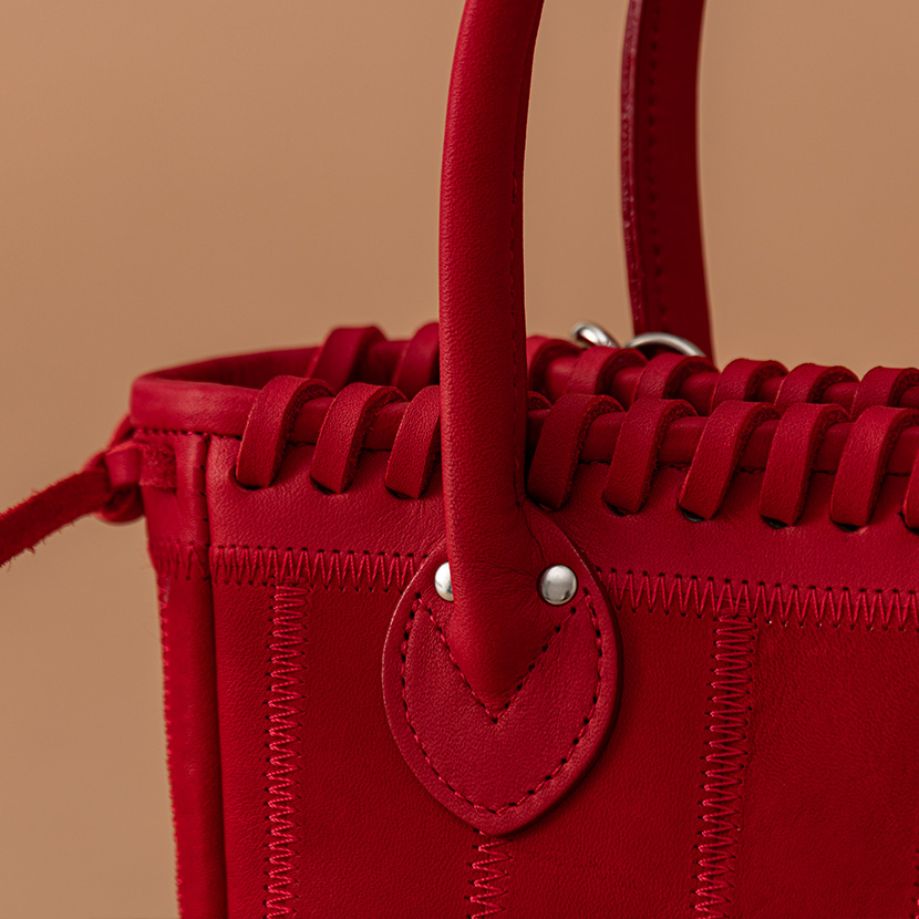 2WAYレーストートミニ　DPC251TWS　持ち手のアップ