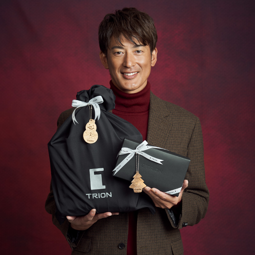 能見篤史さん クリスマスラッピング