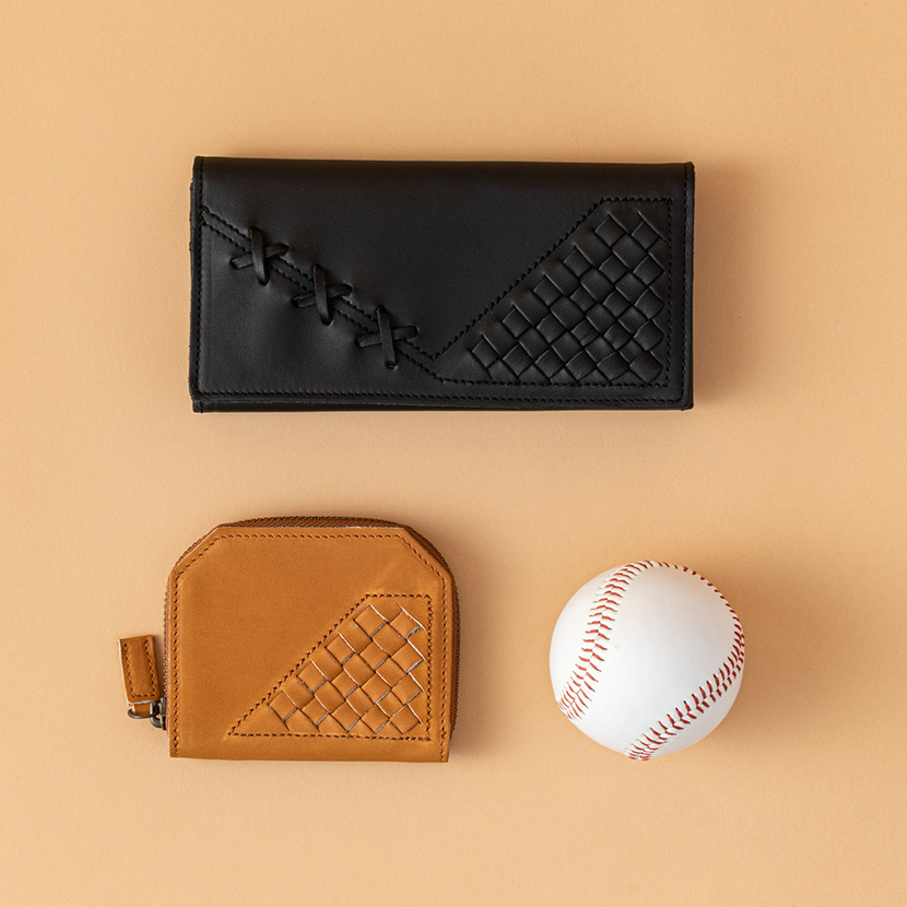 グローブ長財布　ラウンドジッパーグローブ財布