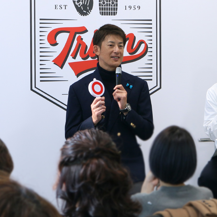 能見篤史さん コラボアイテム発売記念イベントの様子