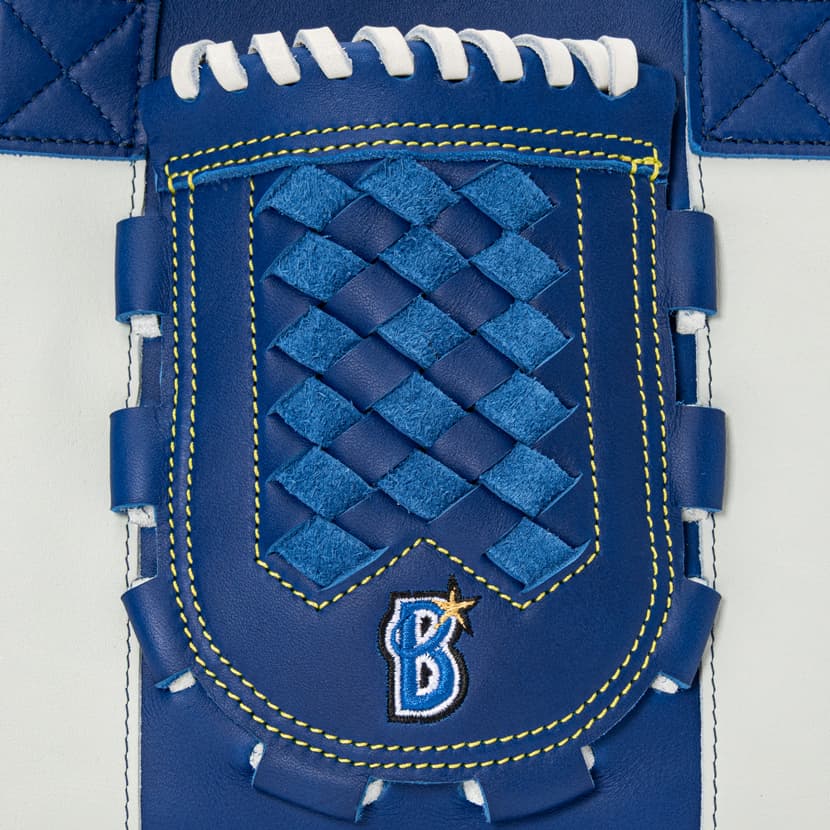 横浜DeNAベイスターズ ダイヤ柄に編み込んだバスケットウェブ