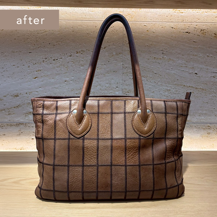 レザーバッグ お手入れアフター