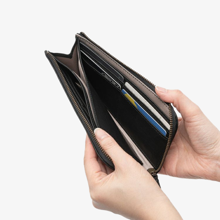 春の開運財布キャンペーン L字ファスナー長財布(日本製グラブレザー) 財布の収納