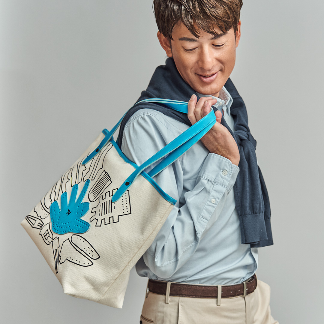 能見篤史 トライオン グローブキャンバストート