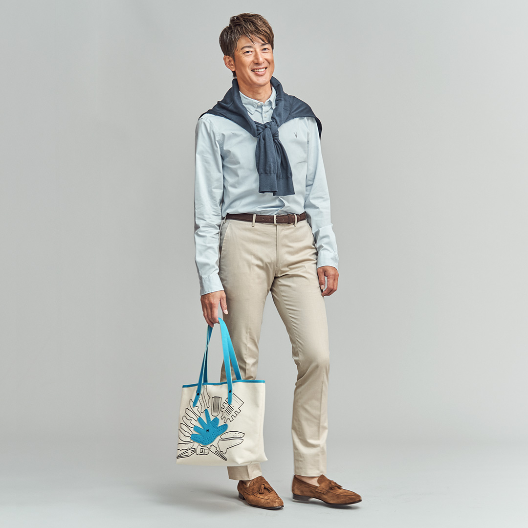 能見篤史 トライオン グローブキャンバストート