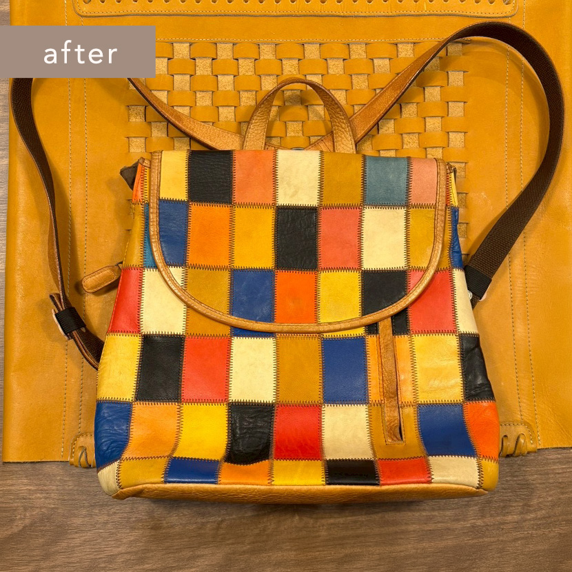 レザーバッグ お手入れアフター