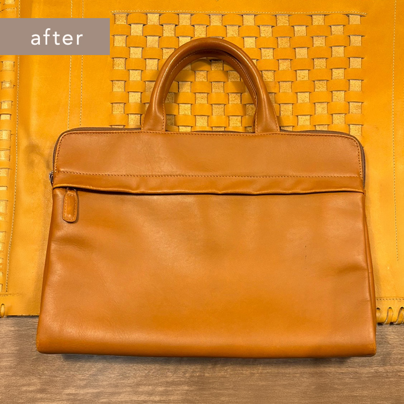 レザーバッグ お手入れアフター