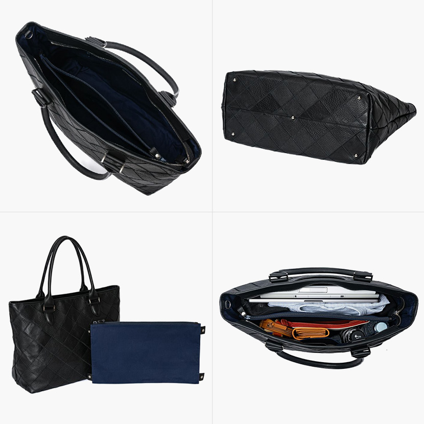 トート大（シボ革）の内装