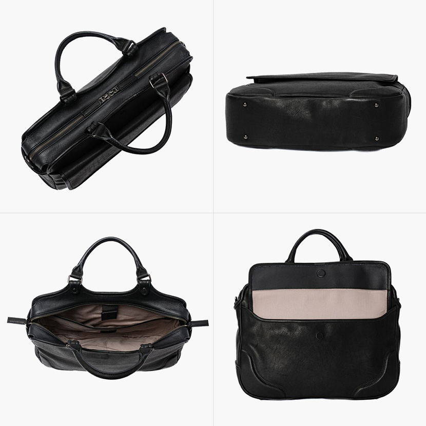 2WAYブリーフケース（日本製グラブレザー）の内装