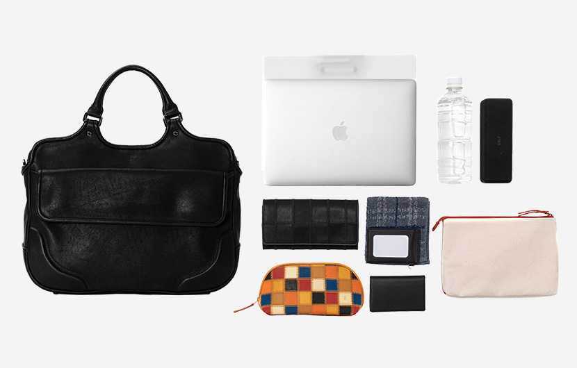 2WAYブリーフケース（日本製グラブレザー）