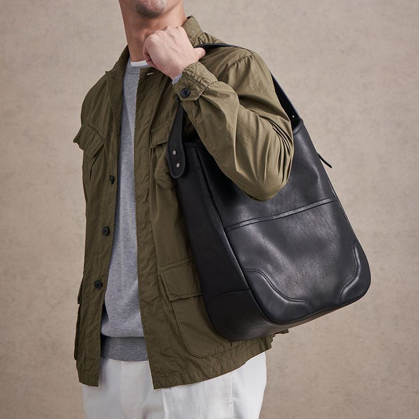 ワンショルダートート（日本製グラブレザー）