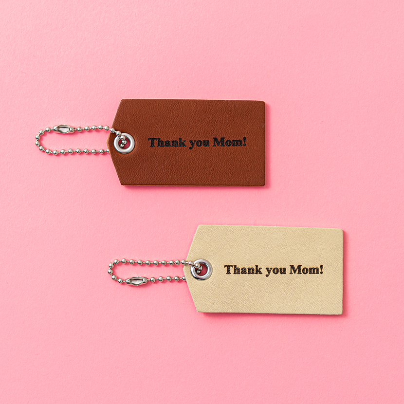 母の日キャンペーン　レザータグ