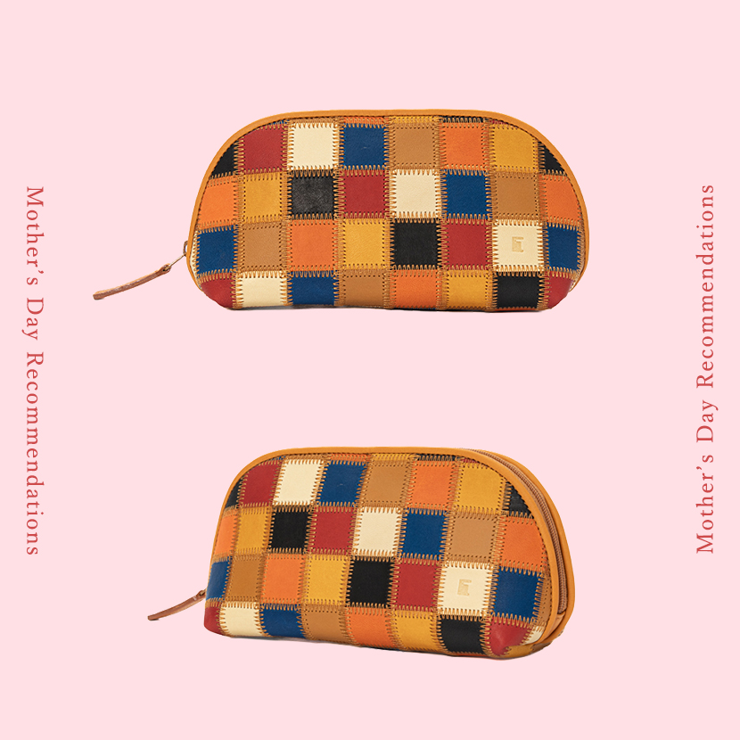 母の日　おすすめプレゼント　レザーミニポーチ　マルチカラー　DPC820M