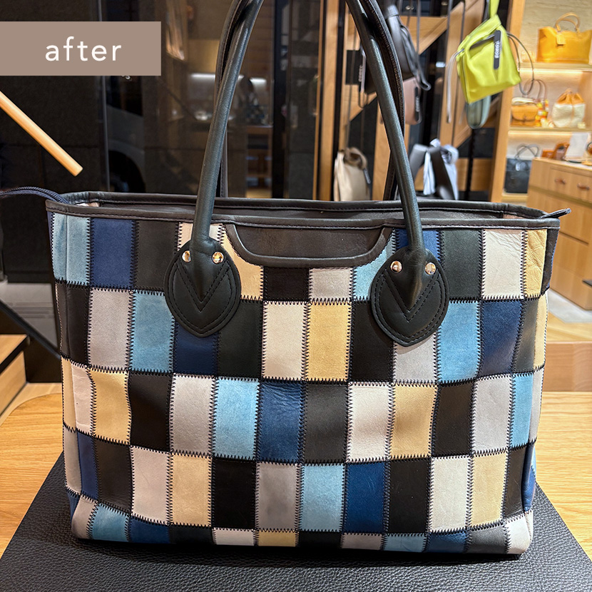 PANELシリーズ Blue Multiカラーのお手入れ後