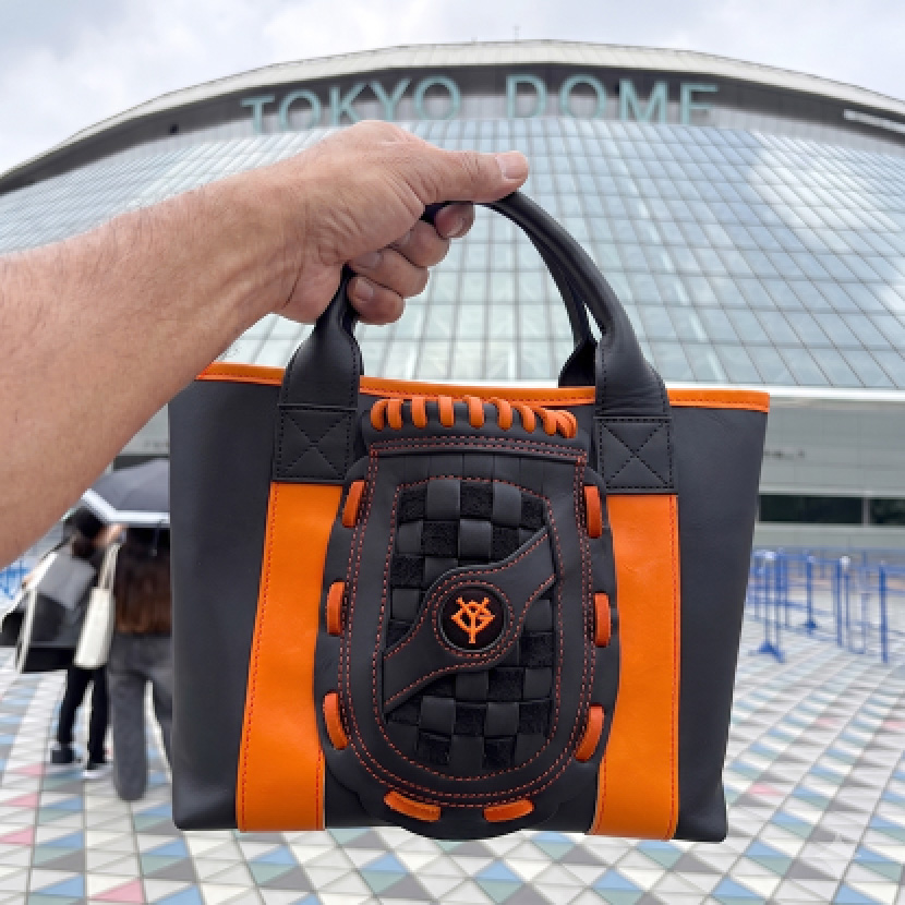 読売ジャイアンツ 巨人 トライオンコラボ レザートートバッグ 愛用品